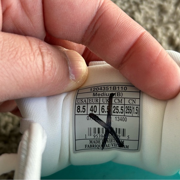 Brooks Glycerin GTS 22 Womens 8.5 B Running Shoes White/LimpetShell/Blue Sneaker - Picture 15 of 16